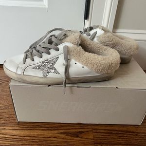 Golden Goose slides- worn once- sz 38
